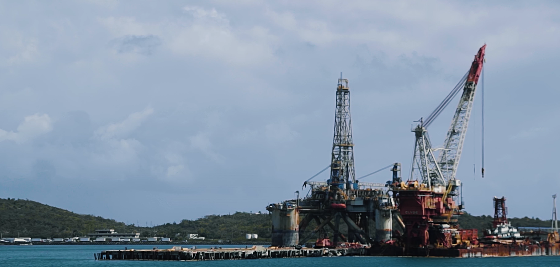 Energy infrastructure off the coast of Puerto Rico