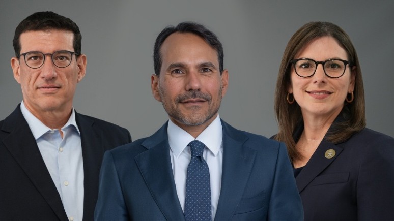 Robert F. Mujica, Jr. with Oversight Board directors